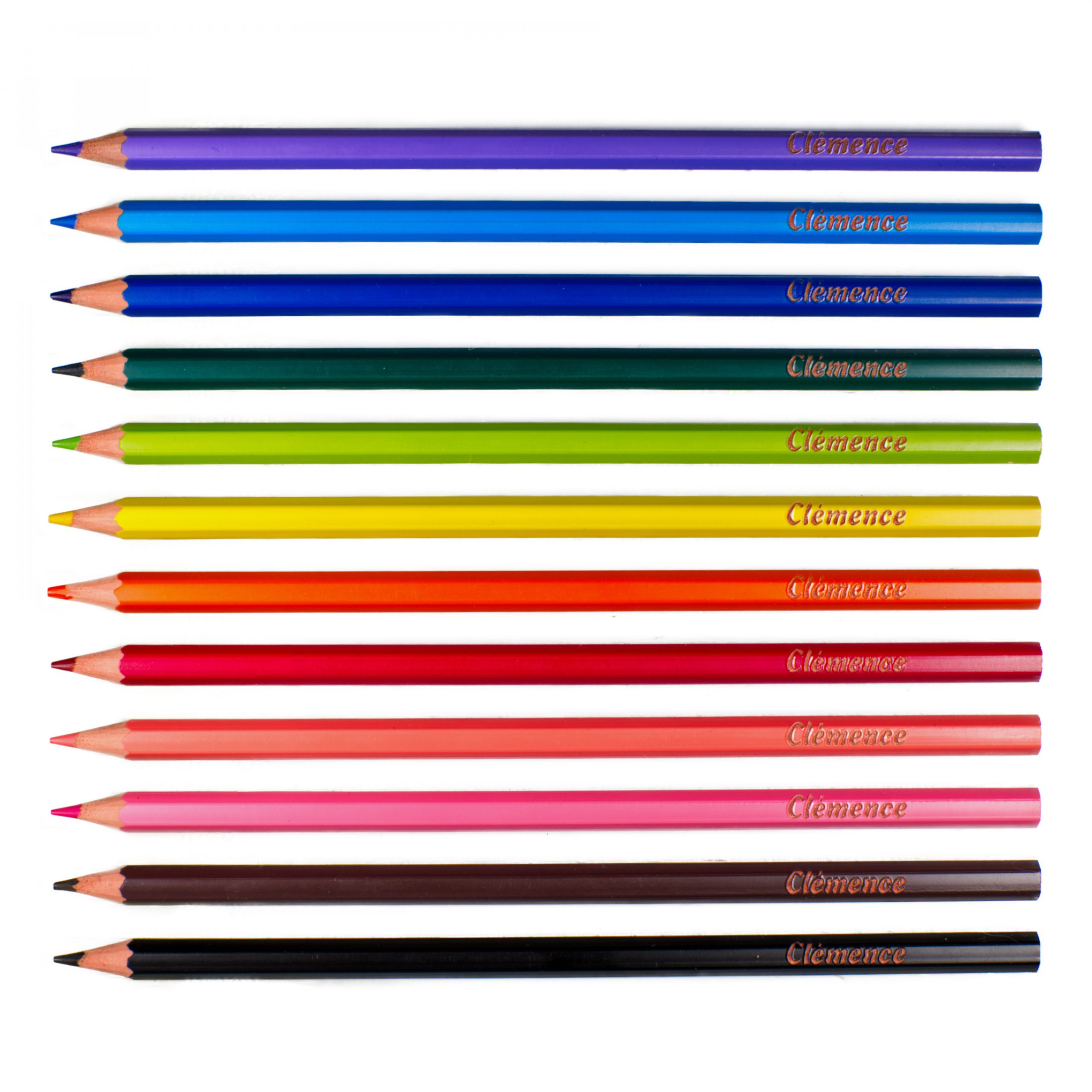 Crayons de couleur BIC avec prénom gravé